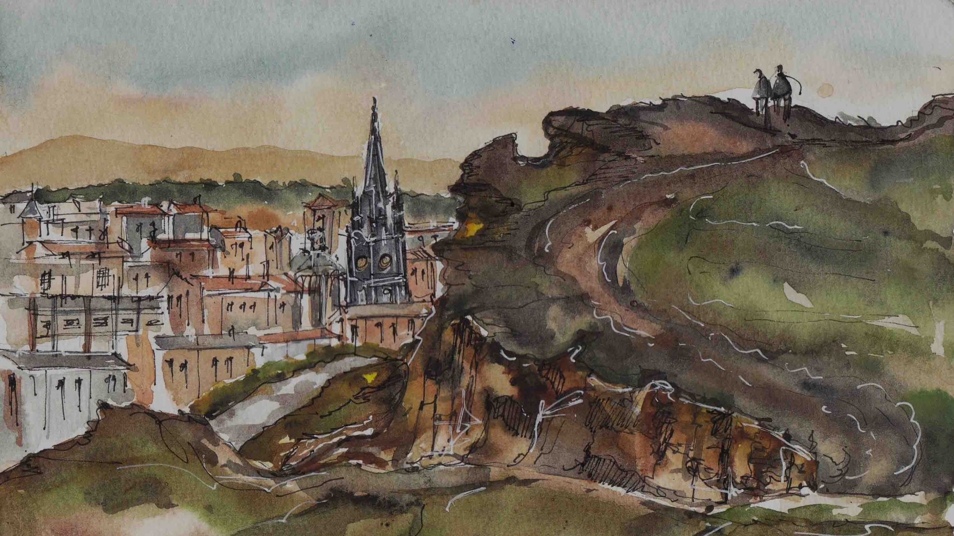 Dads, dawdles and doodles: A sketch artist’s 48 hours in Edinburgh