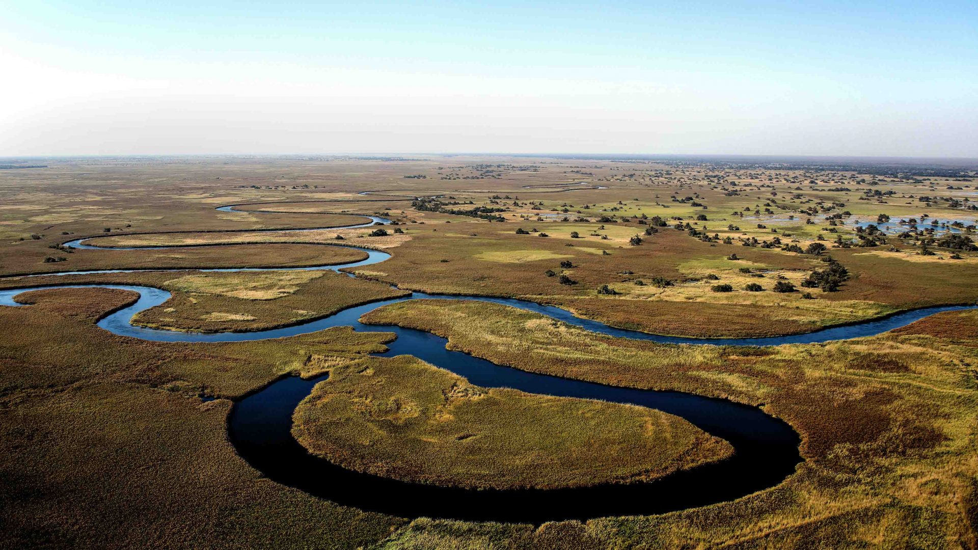 Running rivers in Namibia, far from the sand dunes of the Skeleton Coast